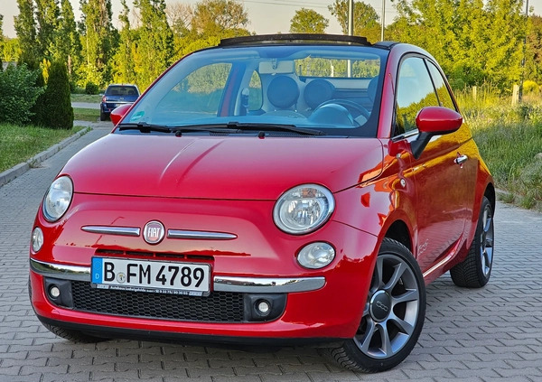 Fiat 500 cena 19900 przebieg: 127000, rok produkcji 2011 z Jaraczewo małe 277